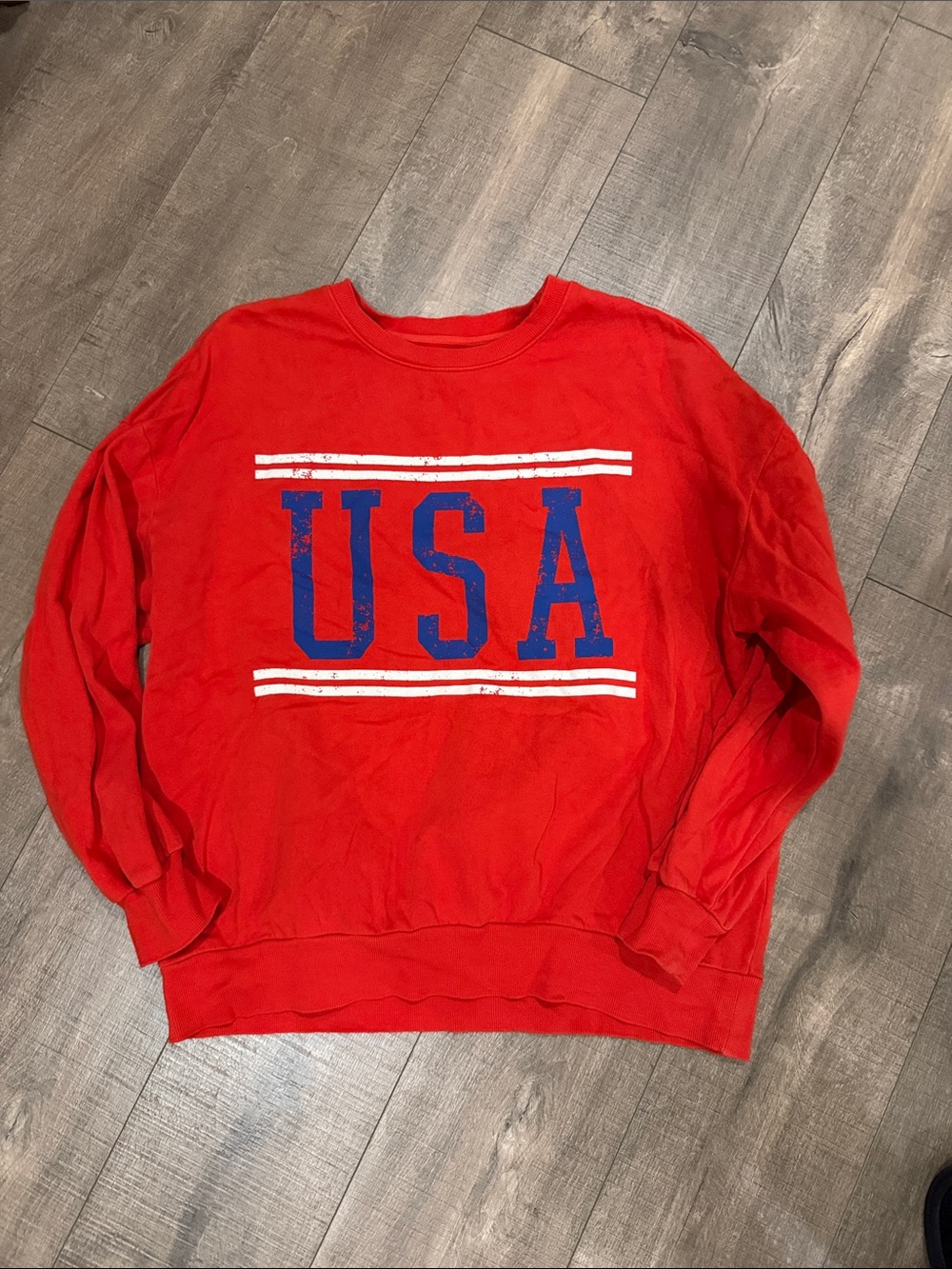 Z supply USA Graphic Crewneck Sweater